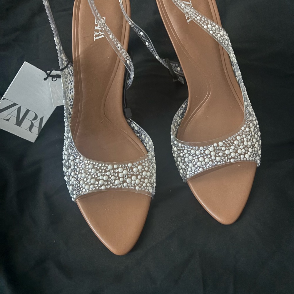 Zara Rhinestone Sandals